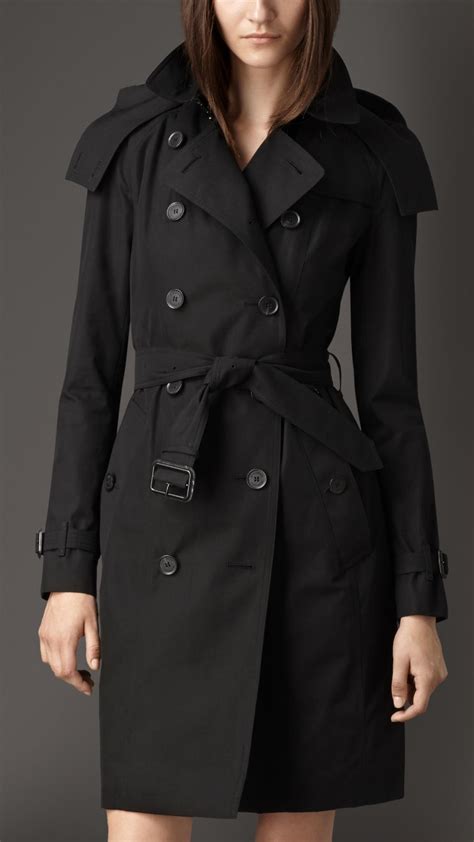 burberry trench coat women black.